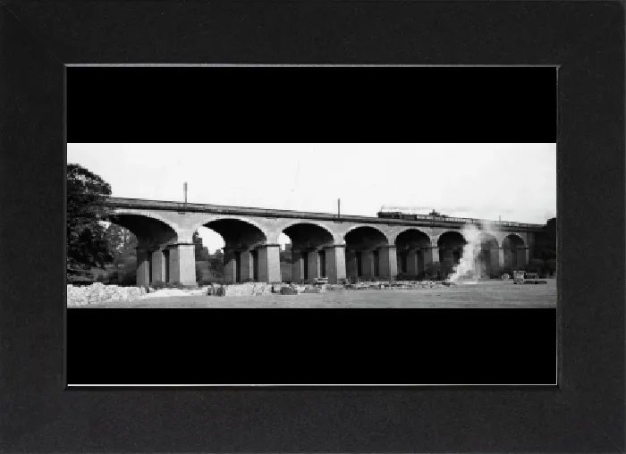 Impression encadrée : Viaduc de Wharncliffe, années 1920 Impression encadrée : Viaduc de Wharncliffe, années 1920