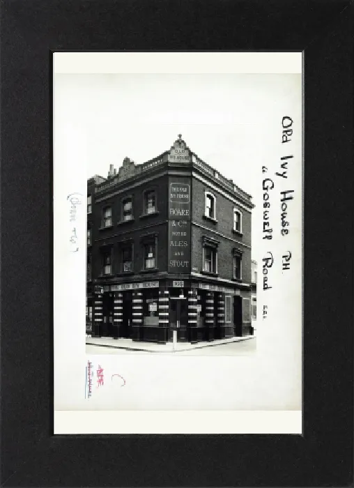 Impression encadrée : Photo de l'Old Ivy House PH, Finsbury à Londres