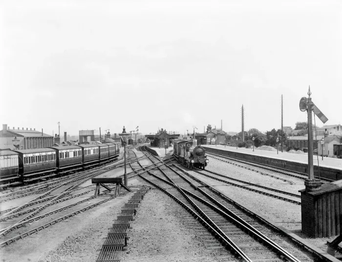 Impression encadrée : Le Didcot Junction en 1904 CC97_02192