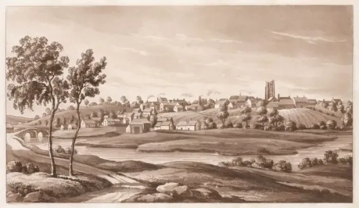 Impression encadrée : Axminster, le Devons Impression encadrée : Axminster, le Devons