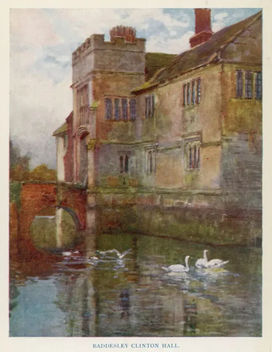 Impression encadrée : Halle de Baddesley Clinton