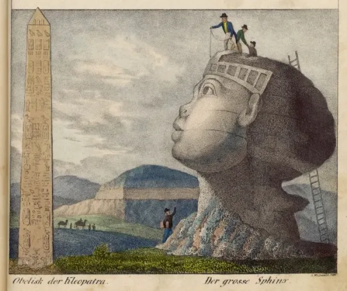 Impression encadrée : Le Denon est à la Sphynx Impression encadrée : Le Denon est à la Sphynx