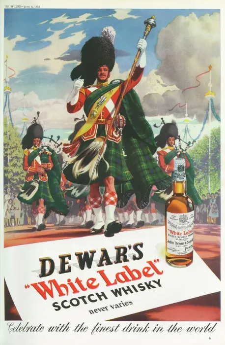 Impression encadrée : L'annonce de Dewars.