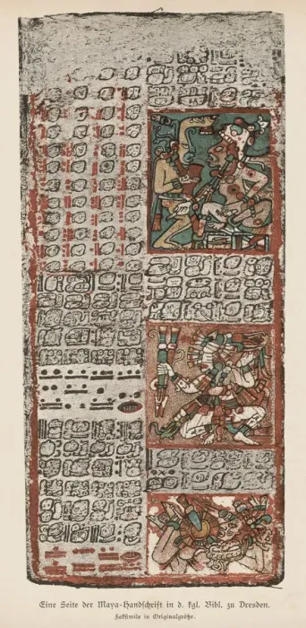 Impression encadrée : Le codex de Dresde Impression encadrée : Le codex de Dresde
