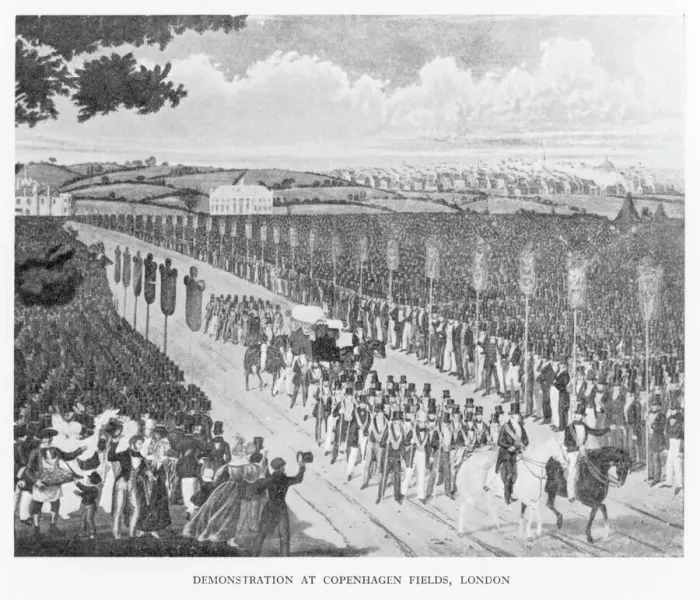 Impression encadrée : Démonstration de Tolpuddle Impression encadrée : Démonstration de Tolpuddle