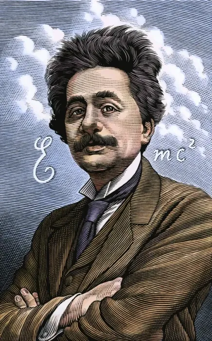 Impression encadrée : Albert Einstein, physicien Impression encadrée : Albert Einstein, physicien