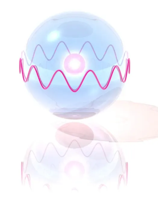 Impression encadrée : Electron. L'électron. Artwork informatique de l'électron Impression encadrée : Electron. L'électron. Artwork informatique de l'électron