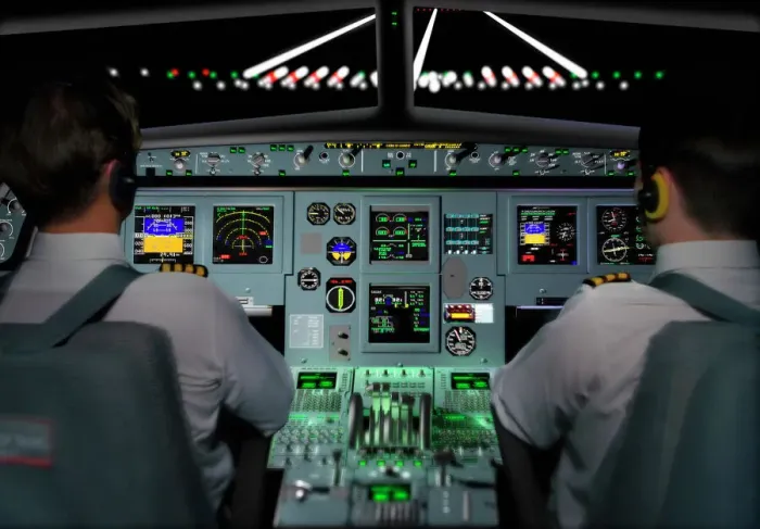 Impression encadrée : Simulateur de vol Impression encadrée : Simulateur de vol
