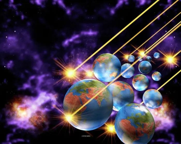 Impression encadrée : De multiples universes Impression encadrée : De multiples universes