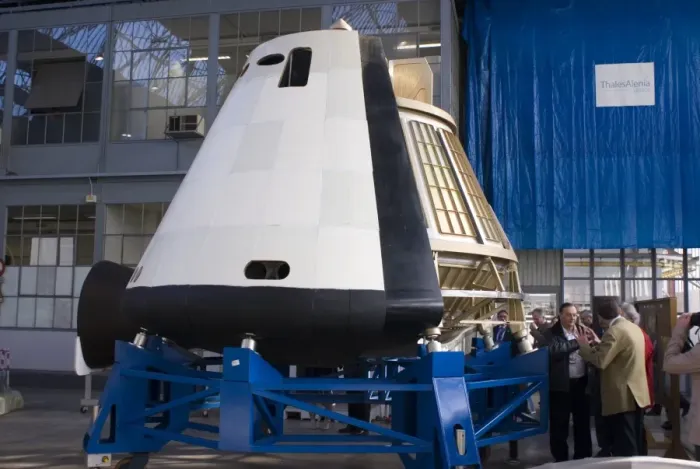 Impression encadrée : Capsule spatiale