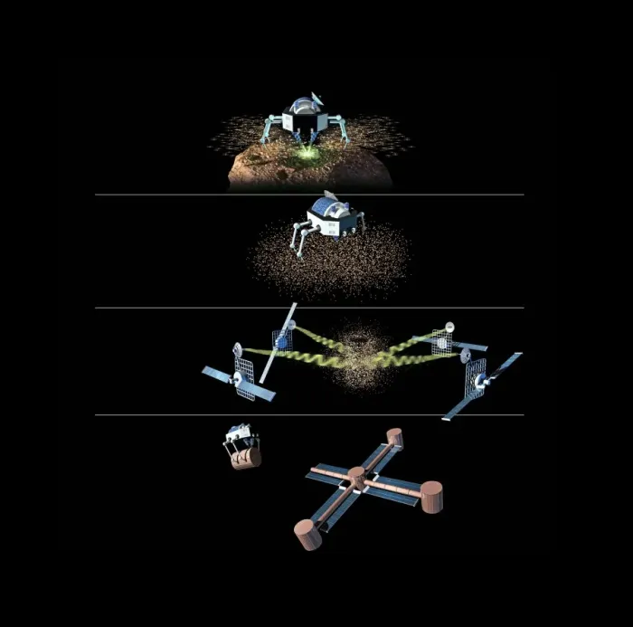 Impression encadrée : Technique de construction spatiale Impression encadrée : Technique de construction spatiale