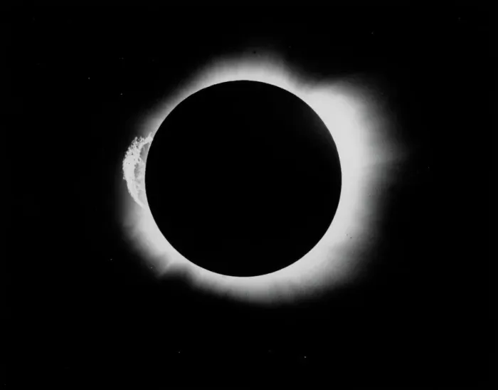 Impression encadrée : Soleil 1919 éclipse solaire