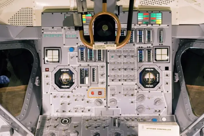 Impression encadrée : Module intérieur du module lunaire Apollo