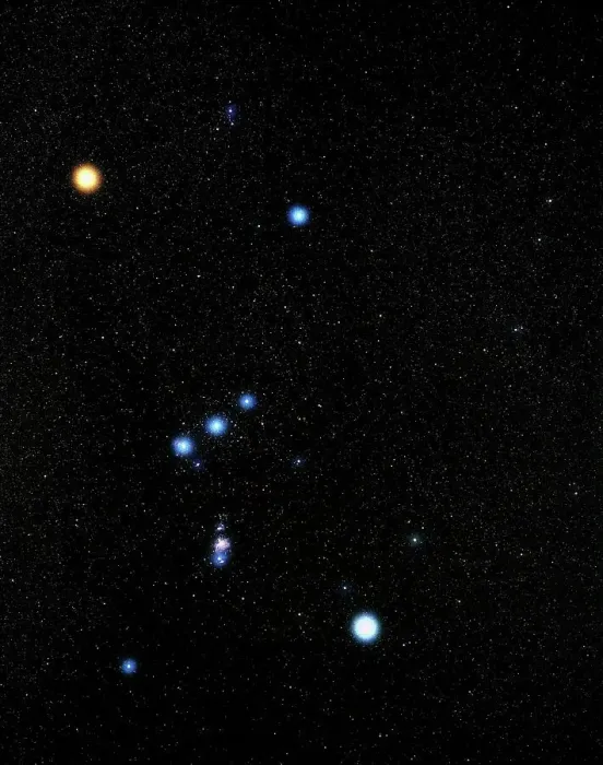 Impression encadrée : Constellation d'Orion Impression encadrée : Constellation d'Orion