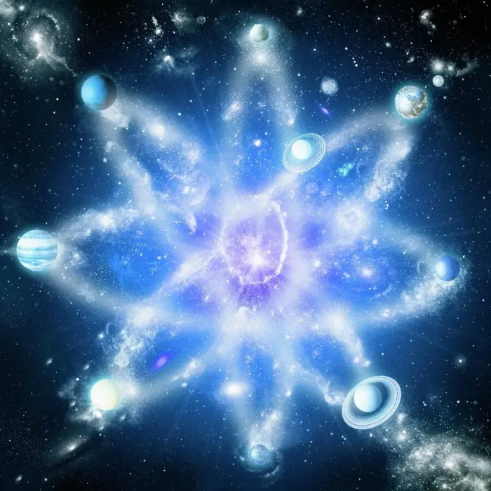 Impression encadrée : Orbits quantisés des planètes