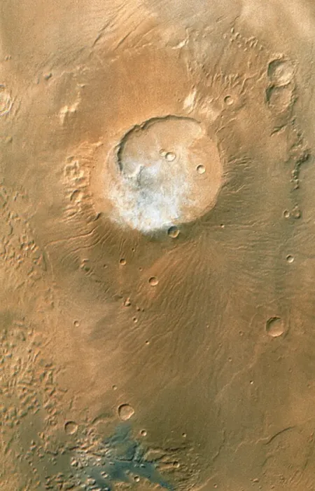 Impression encadrée : Le volcan sur Mars Impression encadrée : Le volcan sur Mars