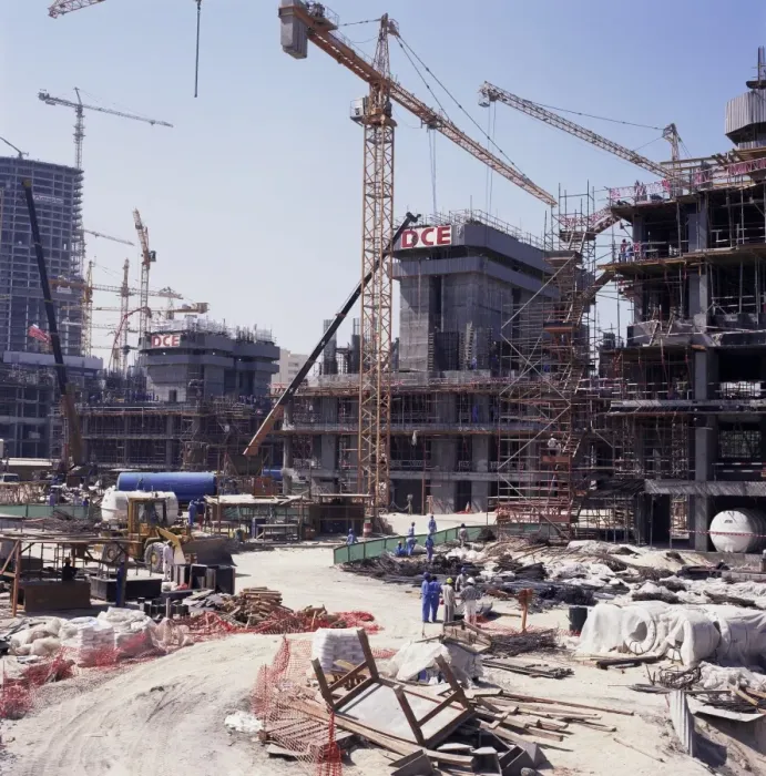 Impression encadrée : Construction