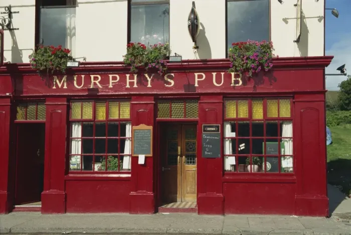 Impression encadrée : Le pub de Murphy Impression encadrée : Le pub de Murphy