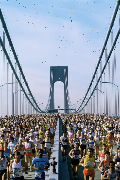Impression encadrée : Coureurs de marathons