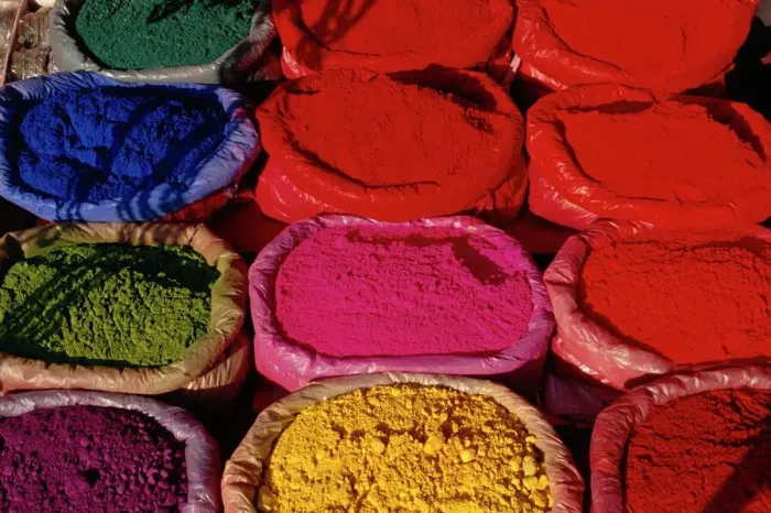 Impression encadrée : Couleurs textiles Impression encadrée : Couleurs textiles