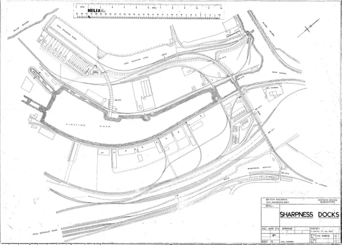 Impression encadrée : Plan de layout des quais d'acuité Impression encadrée : Plan de layout des quais d'acuité