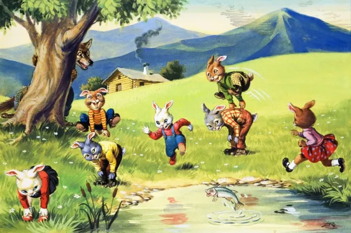 Droits gérés : L'ours lapin.