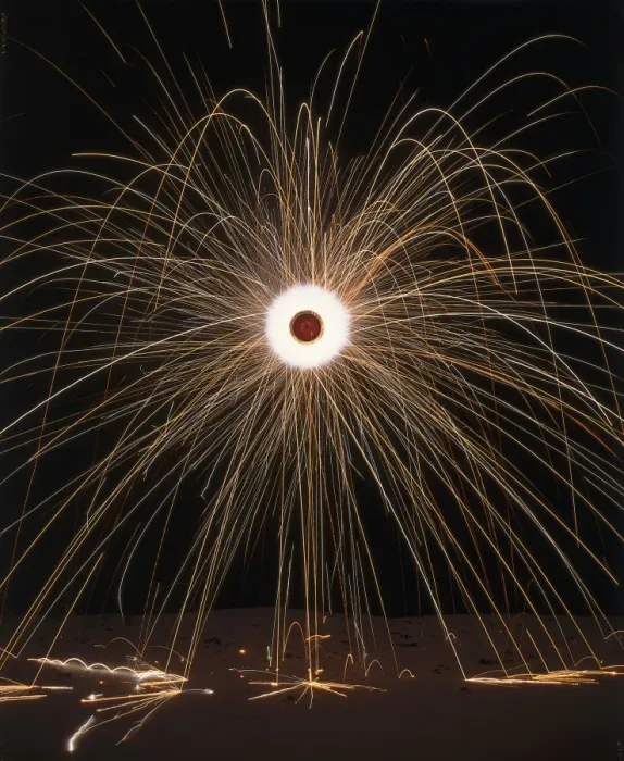 Impression encadrée : Un feu d'artifice. Impression encadrée : Un feu d'artifice.