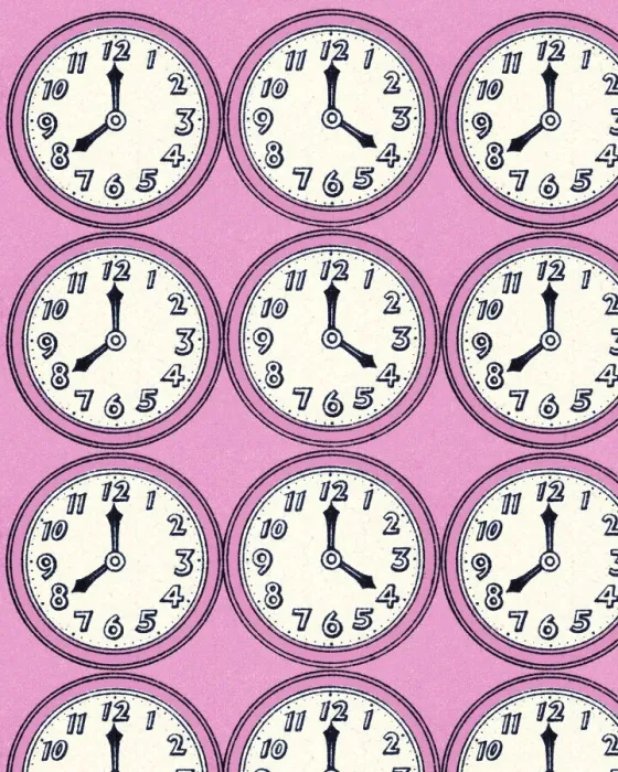 Impression encadrée : Le modèle des horloges. Impression encadrée : Le modèle des horloges.