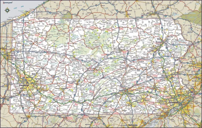 Impression encadrée : Cartes de référence, 103312561.