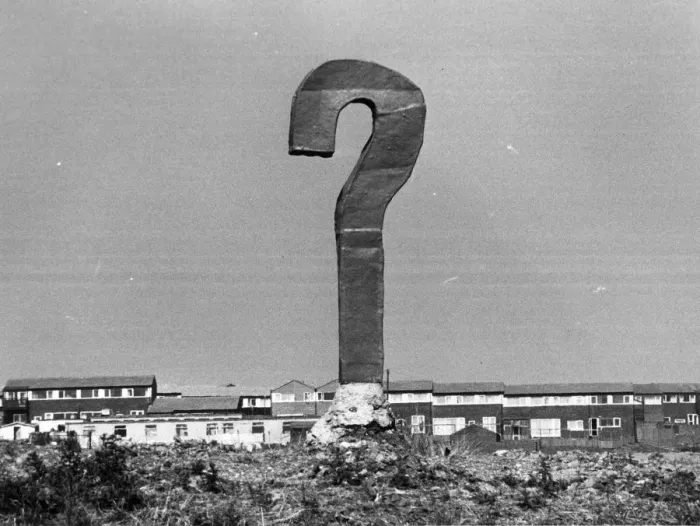 Impression encadrée : Question Mark.