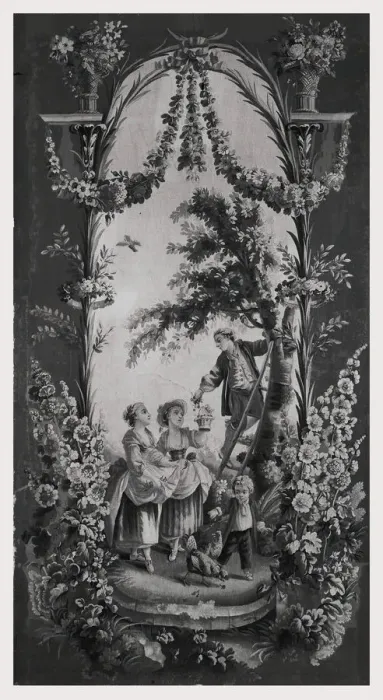 Impression encadrée : Le ramasseur de cerises.