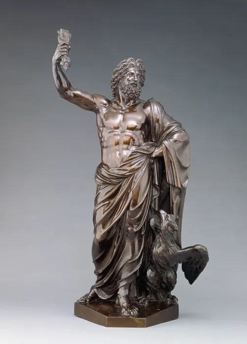 Impression encadrée : Jupiter ; Michel Anguier, Français, 1612 ou 1614 - 1686 ; probablement Impression encadrée : Jupiter ; Michel Anguier, Français, 1612 ou 1614 - 1686 ; probablement
