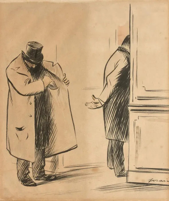 Impression encadrée : La rançon. Collection privée