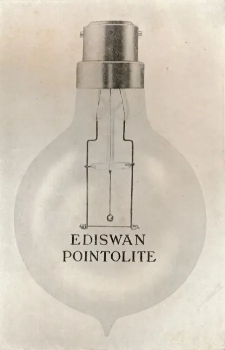 Impression encadrée : L'Ediswan Pointolite, c1916.