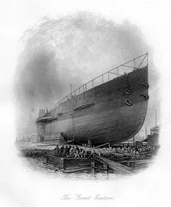 Impression encadrée : La Grande Éastern, 1886. Impression encadrée : La Grande Éastern, 1886.