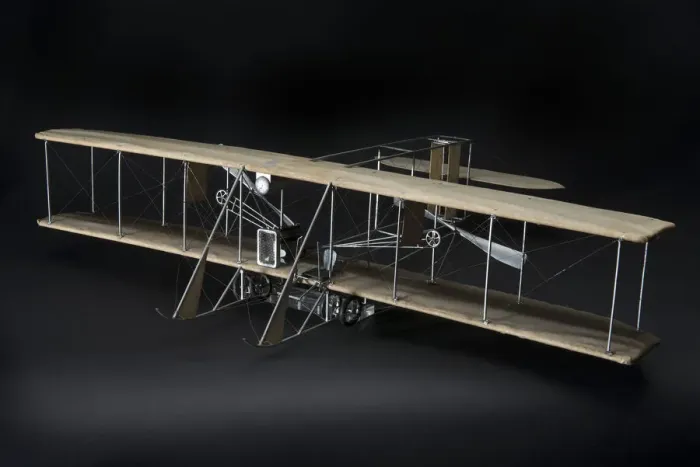 Impression encadrée : Modèle, Statique, Wright Model B, ca. 1932. Créateur : Roderic Davis