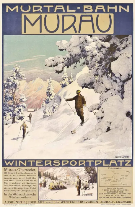 Impression encadrée : Murau, vers 1908.