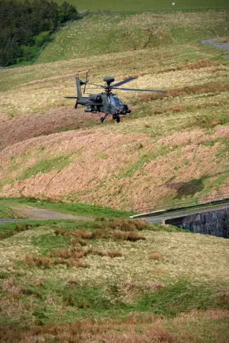 Impression encadrée : Hélicoptère Apache
