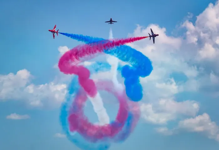 Impression encadrée : Red Arrows-Exercice SPRINGHAWK Impression encadrée : Red Arrows-Exercice SPRINGHAWK