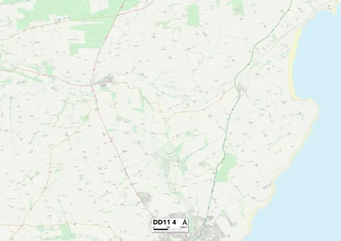 Impression encadrée : Angus DD11 4 Carte