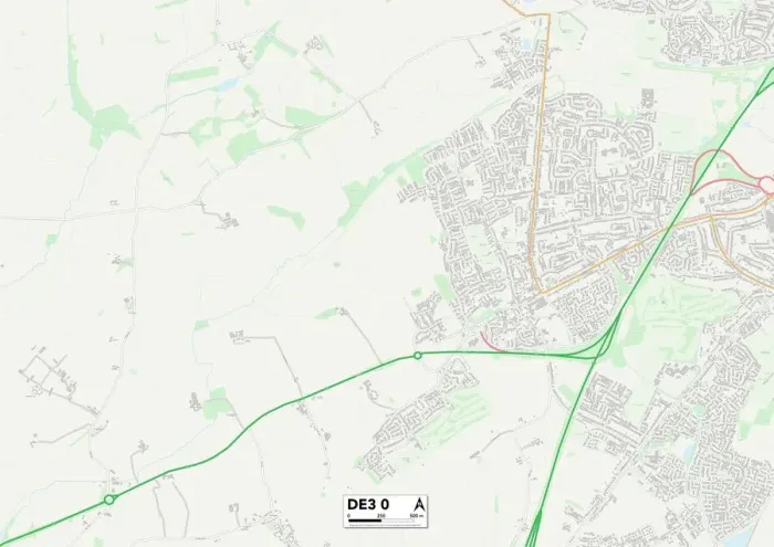 Impression encadrée : Derby DE3 0 Carte