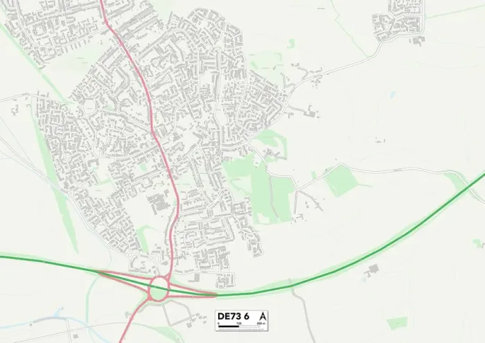 Impression encadrée : Derby DE73 6 Carte