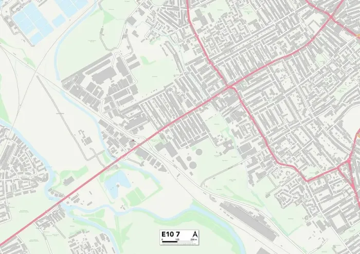 Impression encadrée : Hackney E10 7 Carte Impression encadrée : Hackney E10 7 Carte