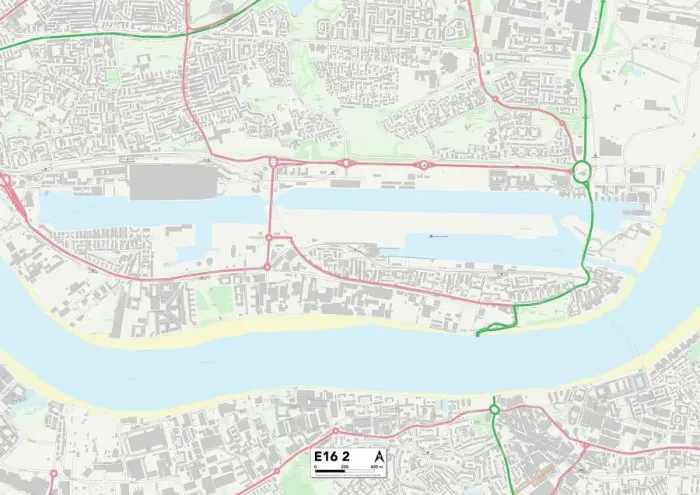 Impression encadrée : Newham E16 2 Carte Impression encadrée : Newham E16 2 Carte