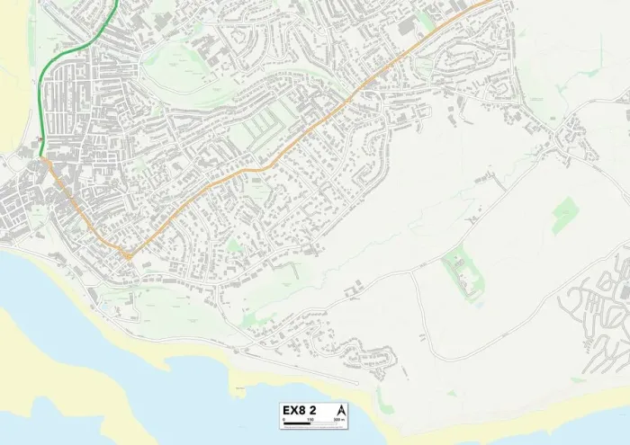 Impression encadrée : Exeter EX8 2 Plan