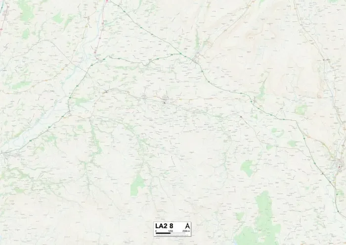 Impression encadrée : Lancaster LA2 8 Carte