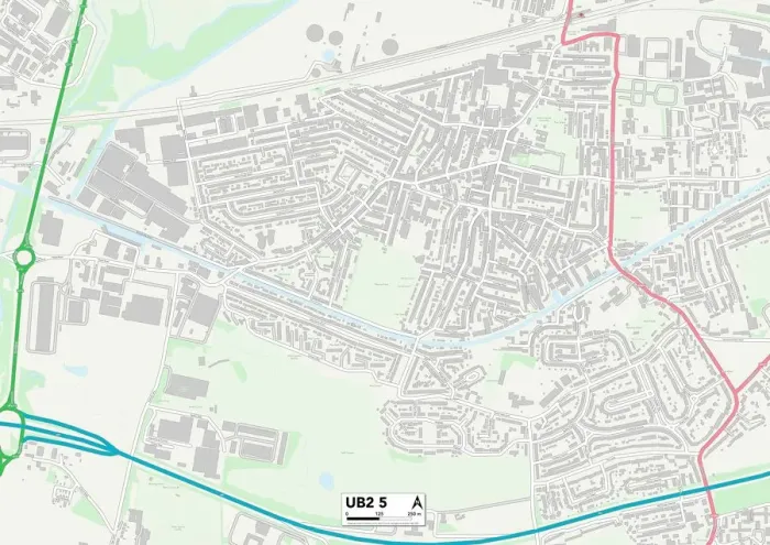 Impression encadrée : Ealing UB2 5 Plan
