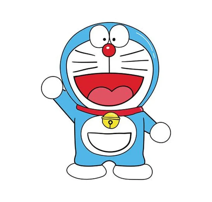 Impression encadrée : Illustration vectorisée de Doraemon Câlin. Impression encadrée : Illustration vectorisée de Doraemon Câlin.