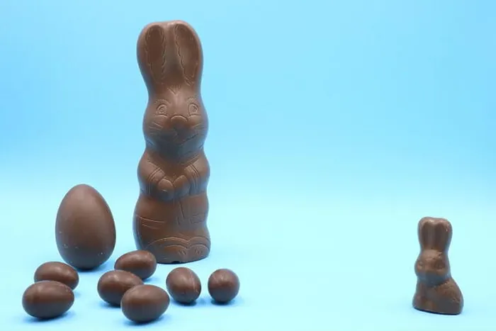 Impression encadrée : Composition de chocolat de Pâques