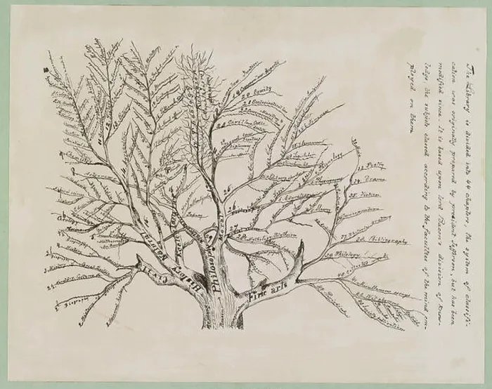 Impression encadrée : Arbre de classification des bibliothèques. Impression encadrée : Arbre de classification des bibliothèques.